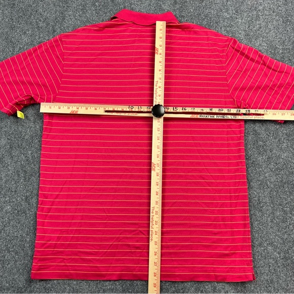 Nike Polo Shirt Adult Large Red Rugby Golf Golfer Tiger Woods Rugby Mens - Picture 12 of 14